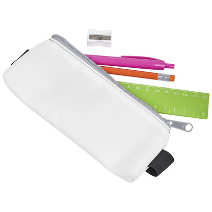 Pre-Production Sample Hoppla Lagoon Polyester Pencil Case To Fit Over An A5 Notebook
