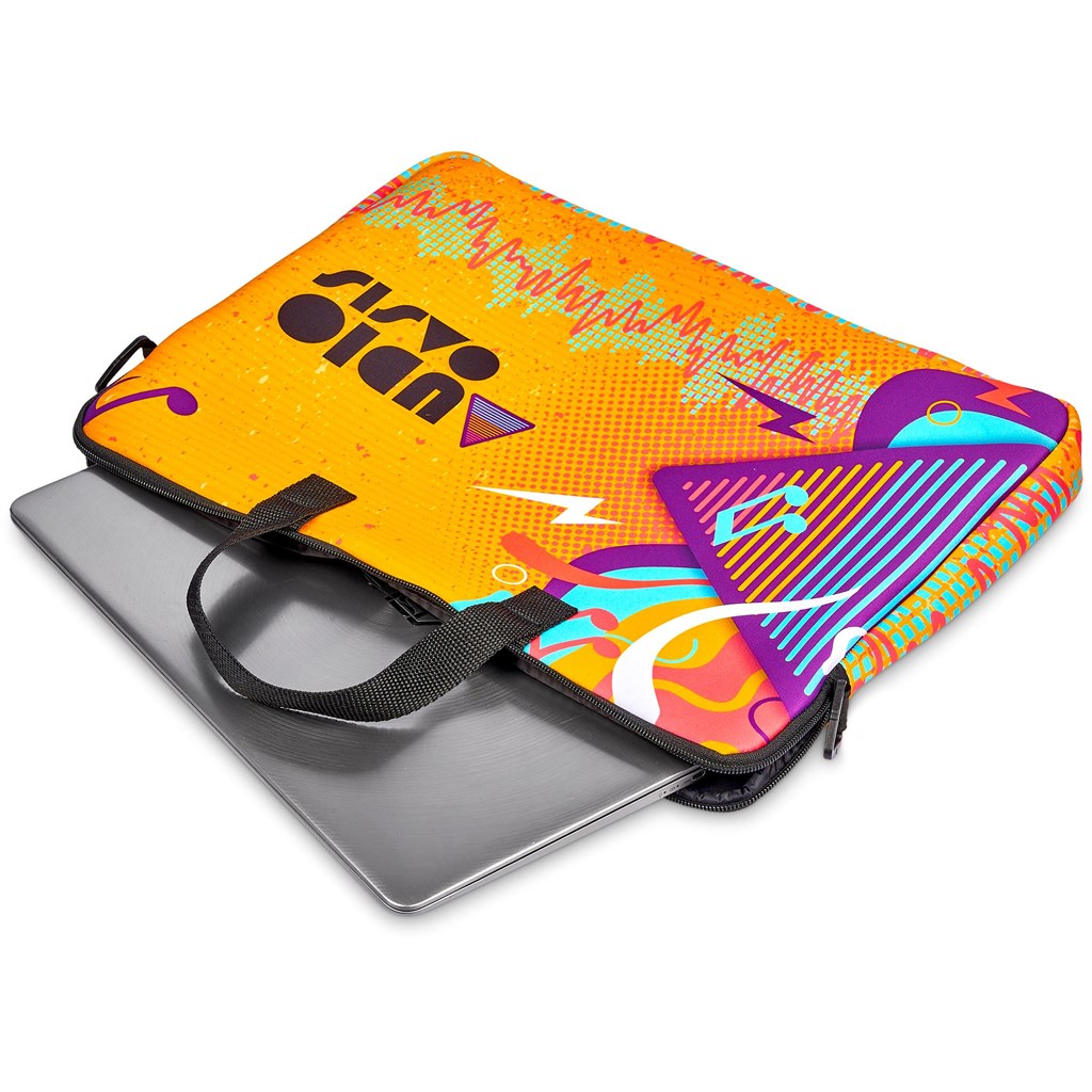 Pre-Production Sample Hoppla Nimbus Neoprene Laptop Sleeve with Handles & Shoulder Strap – 15 -16 in