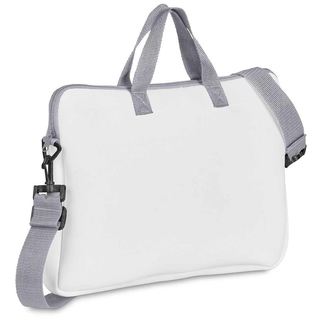 Pre-Production Sample Hoppla Nimbus Neoprene Laptop Sleeve with Handles & Shoulder Strap – 15 -16 in