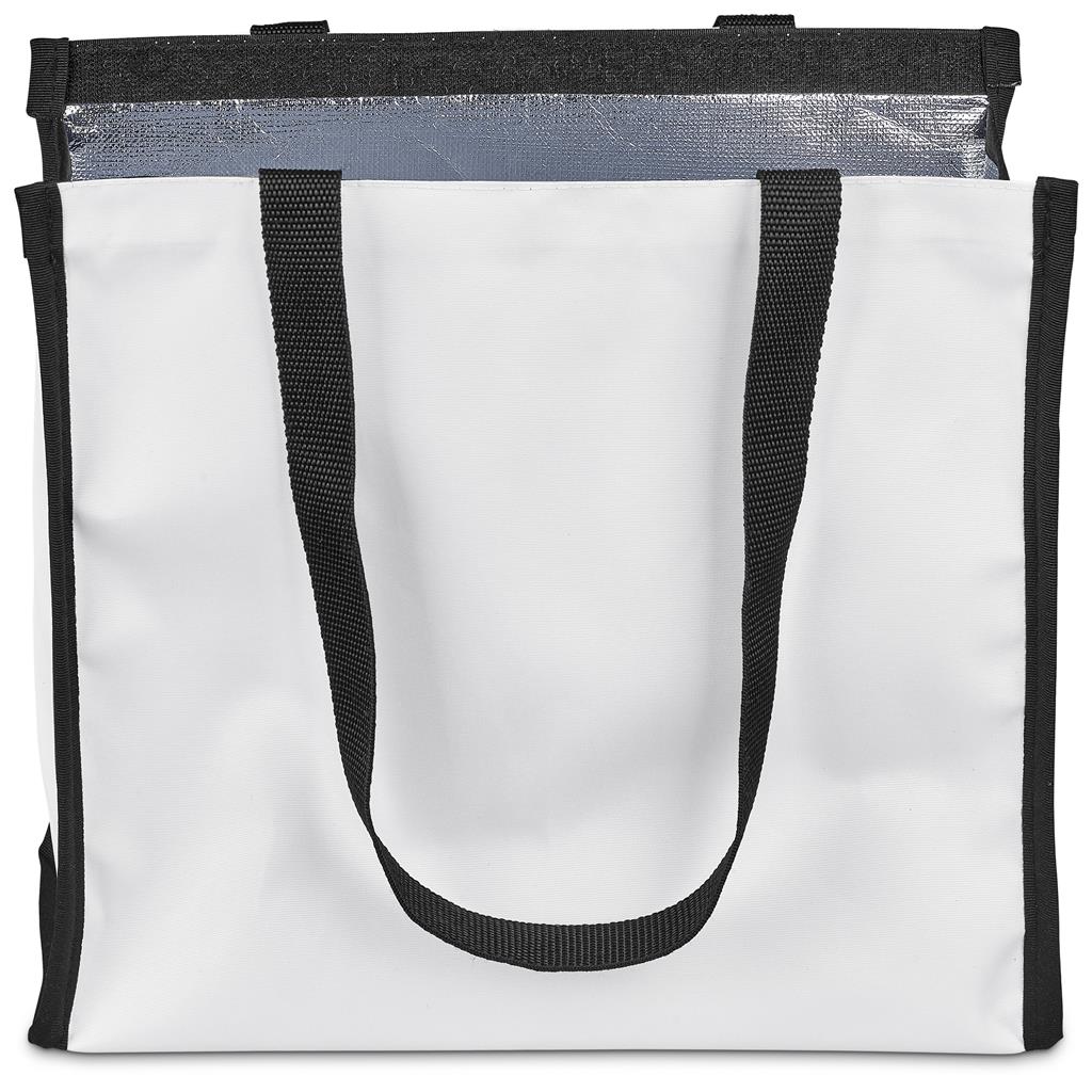Pre-Printed Sample Hoppla Novaya Small Polyester Tote Cooler Bag