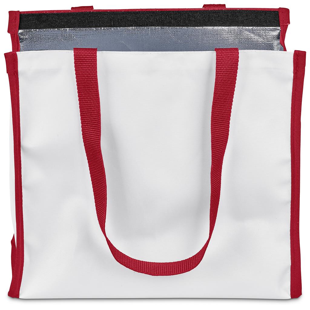 Pre-Printed Sample Hoppla Novaya Small Polyester Tote Cooler Bag