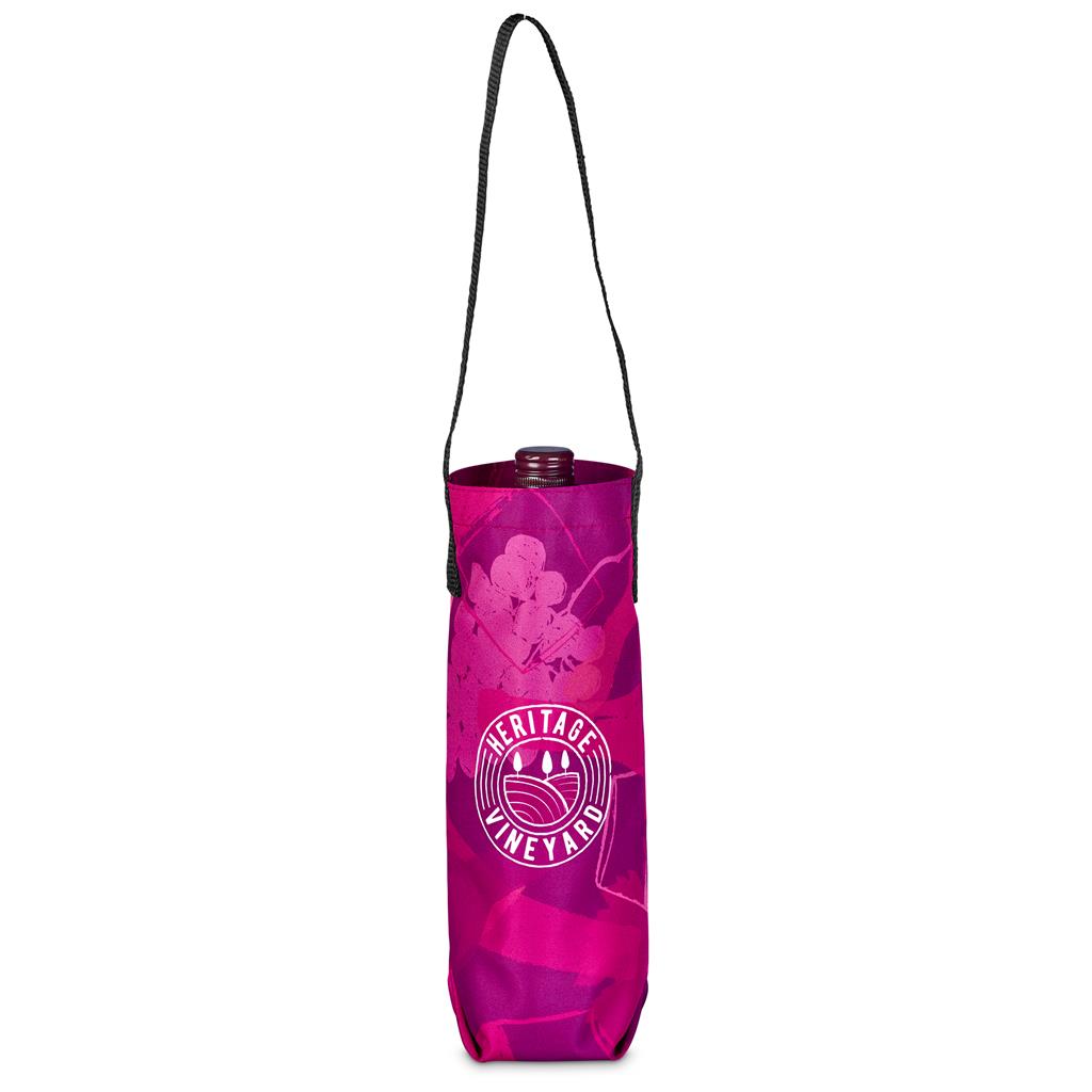 Pre-Production Sample Hoppla Cellaro Polyester Wine Bottle Gift Bag