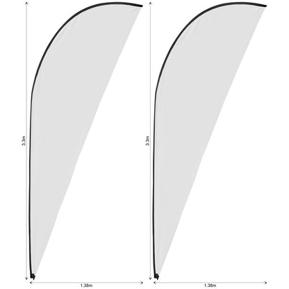 Legend 3m Sublimated Sharkfin Flying Banner Skin - Set Of 2 (Excludes Hardware)