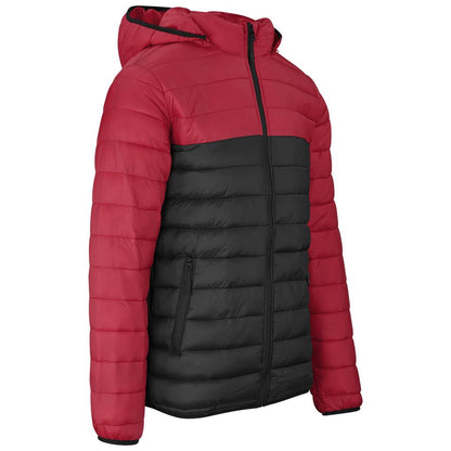 Mens Kyoto Two-Tone Jacket - Black Red