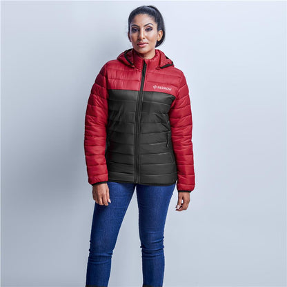 Ladies Kyoto Two-Tone Jacket - Black Red