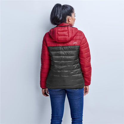 Ladies Kyoto Two-Tone Jacket - Black Red