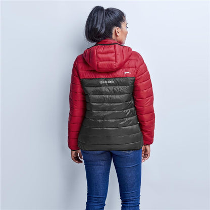 Ladies Kyoto Two-Tone Jacket - Black Red