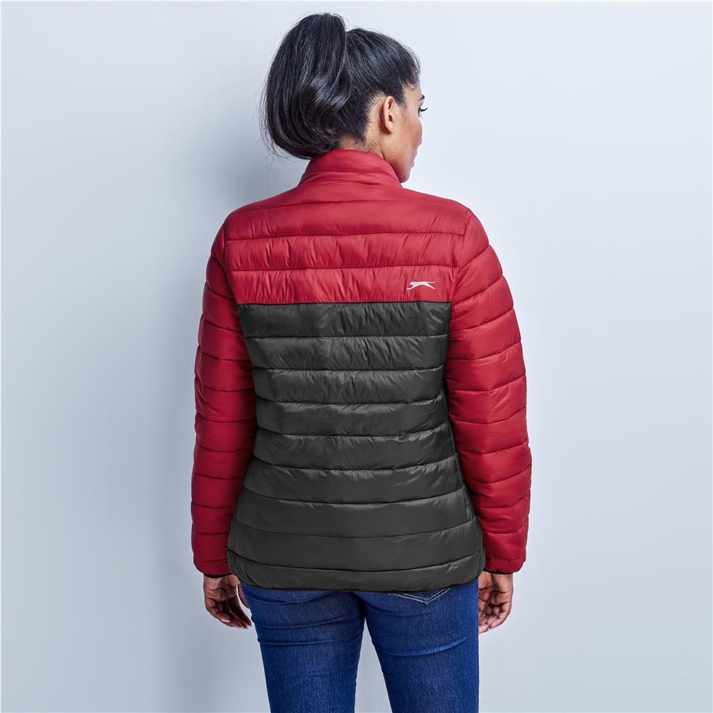 Ladies Kyoto Two-Tone Jacket - Black Red