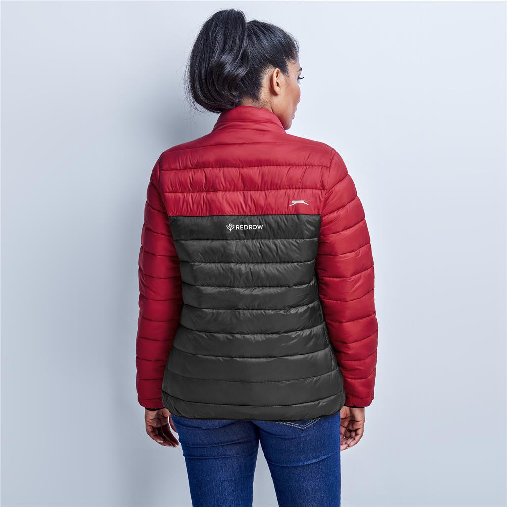 Ladies Kyoto Two-Tone Jacket - Black Red