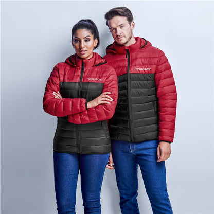 Ladies Kyoto Two-Tone Jacket - Black Red