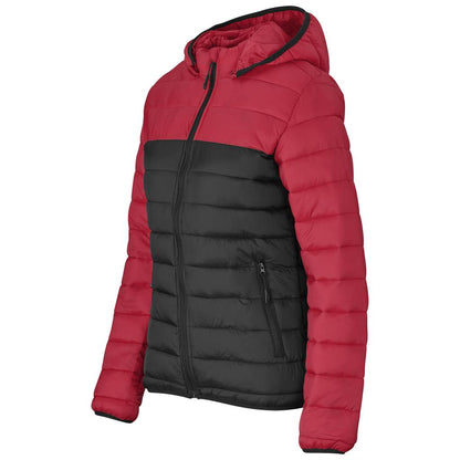Ladies Kyoto Two-Tone Jacket - Black Red