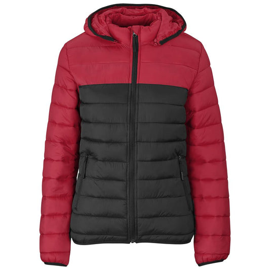 Ladies Kyoto Two-Tone Jacket - Black Red