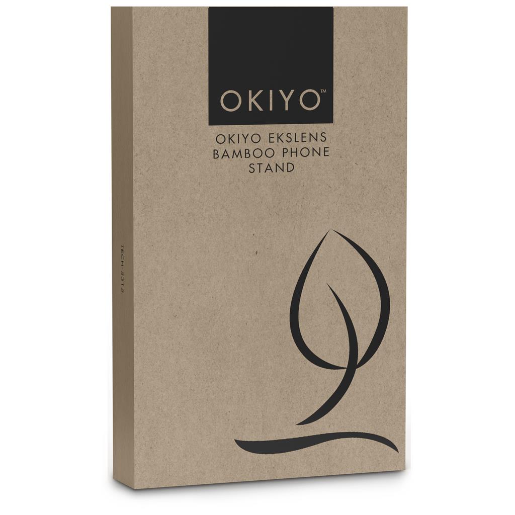 Okiyo Ekslens Bamboo Phone Stand