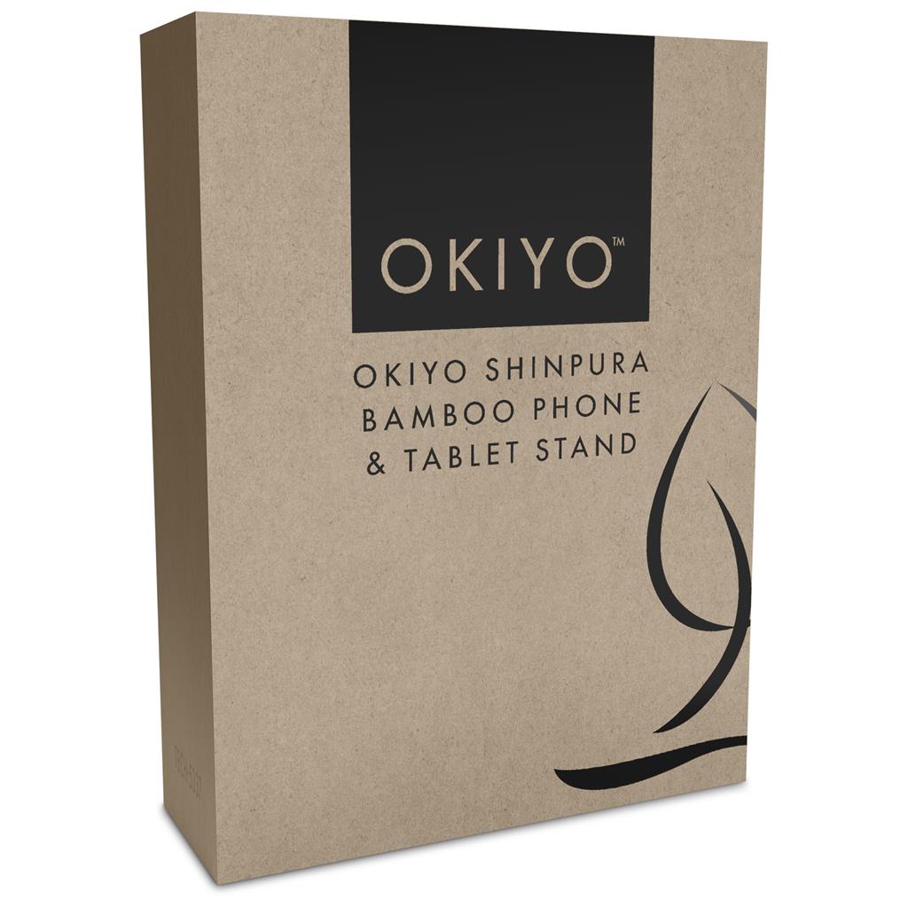 Okiyo Shinpura Bamboo Phone & Tablet Stand