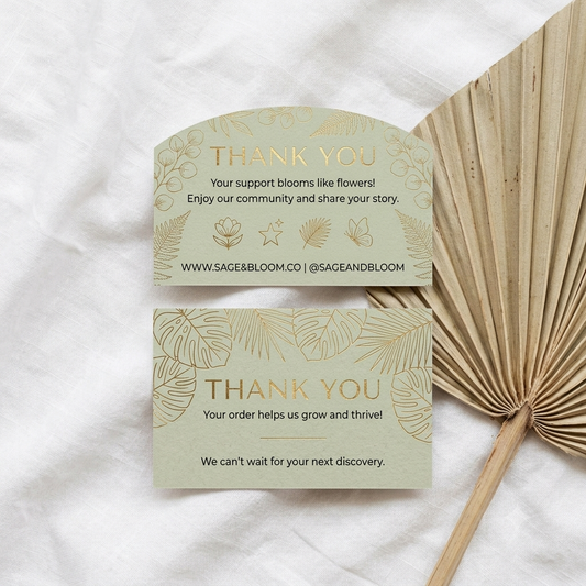 Thank You Cards (Double Sided)