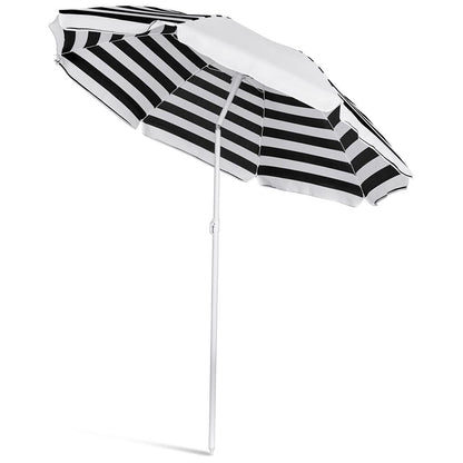 Serendipio Tanereef Stripe Beach Umbrella