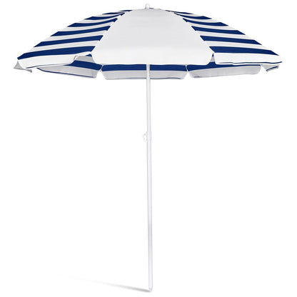 Serendipio Tanereef Stripe Beach Umbrella
