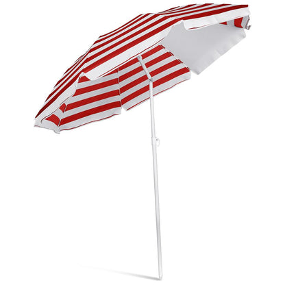 Serendipio Tanereef Stripe Beach Umbrella