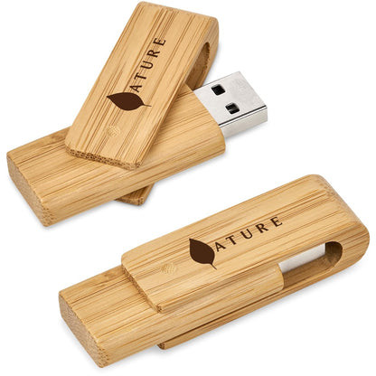 Okiyo Bakemono Bamboo Flash Drive - 32GB