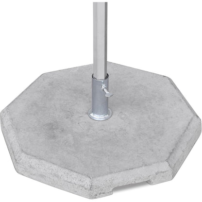 Fade Resistant Parasol Single Hexagonal Pole 2m x 2m