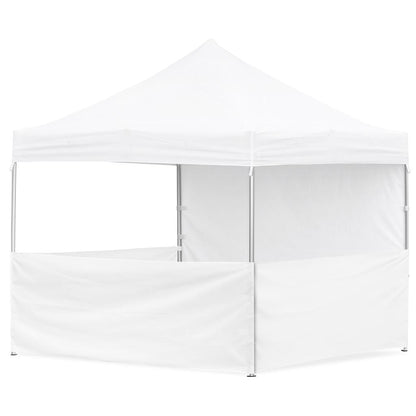 Coated Steel Sublimated Gazebo 3m x 3m - 3 Half-Wall Skins -1 Full-Wall Skin