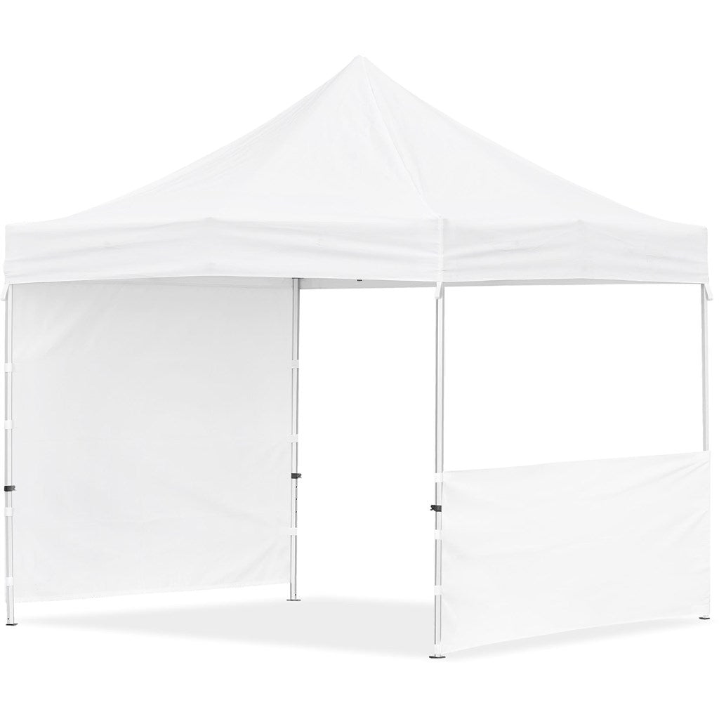 Coated Steel Sublimated Gazebo 3m x 3m - 1 Half-Wall Skin - 1 Full-Wall Skin