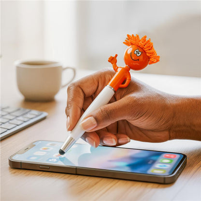 Altitude Moptopper Thumbs-Up Stylus Ball Pen & Screen Cleaner