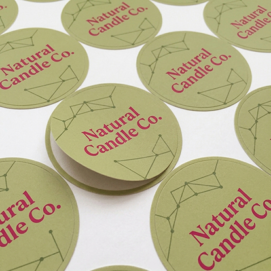 White Matte Vinyl Stickers