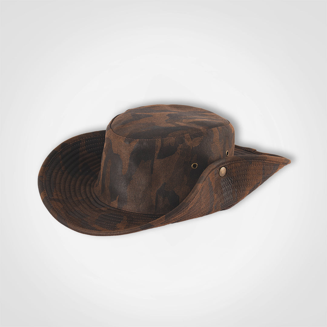 Oilskin Camo Bush Hat