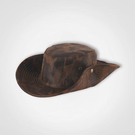 Oilskin Camo Bush Hat