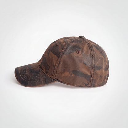 Oilskin Camo Cap