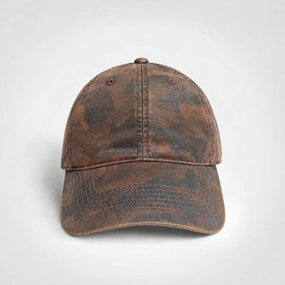 Oilskin Camo Cap
